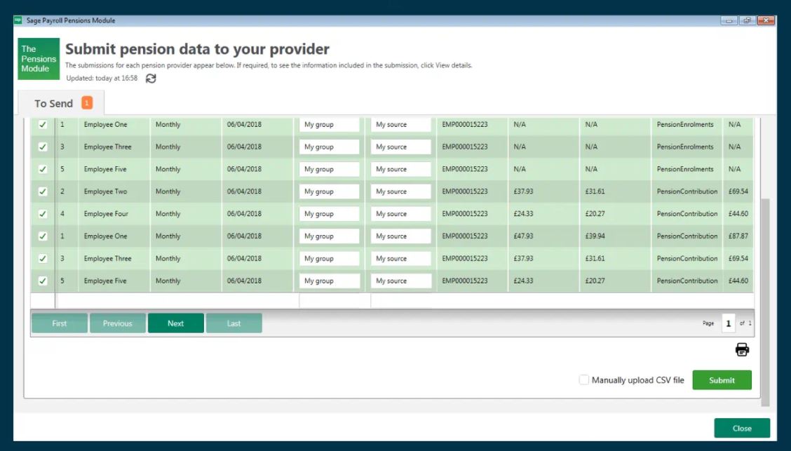 sage payroll paperless