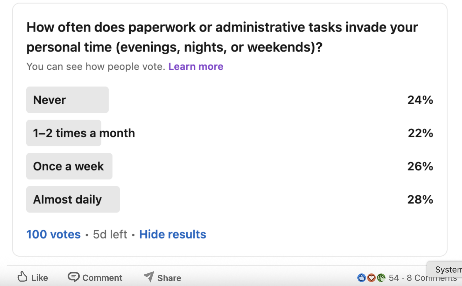 workload management survey answers