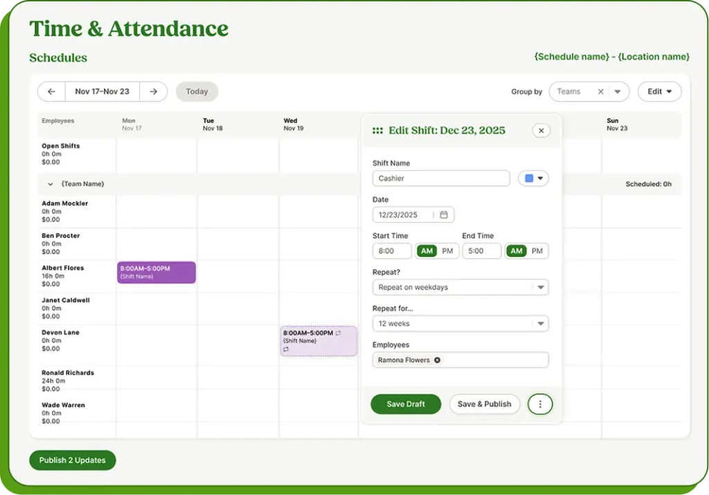 Bamboohr time and attendance